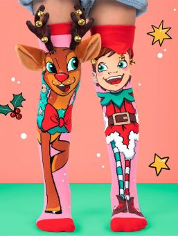 MADMIA Hassunhauskat Reindeer and Elf Joulusukat