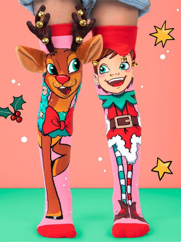 MADMIA Hassunhauskat Reindeer and Elf Joulusukat