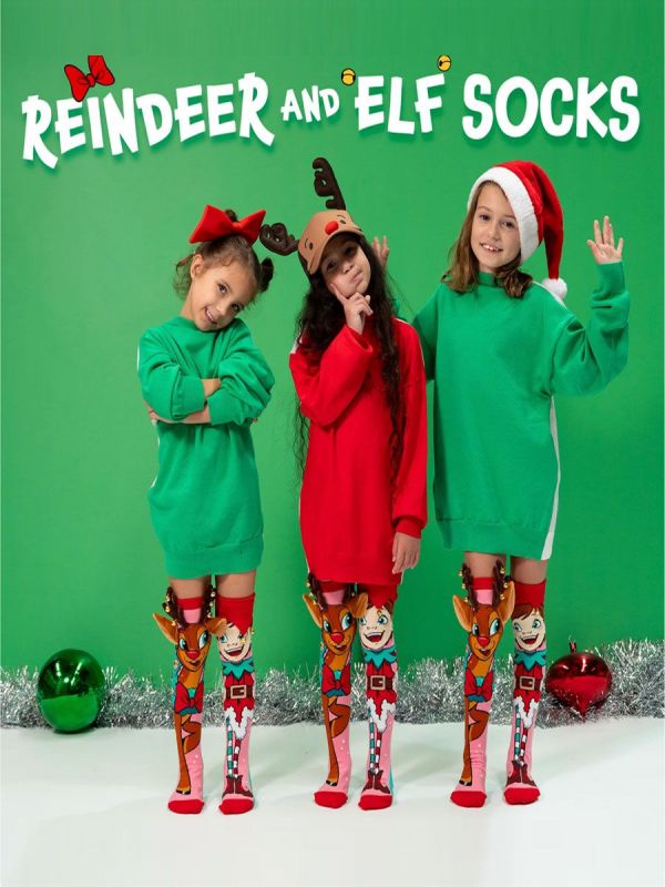MADMIA Hassunhauskat Reindeer and Elf Joulusukat