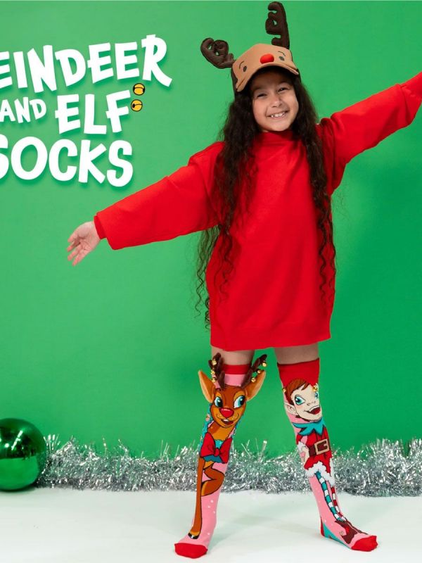 MADMIA Hassunhauskat Reindeer and Elf Joulusukat