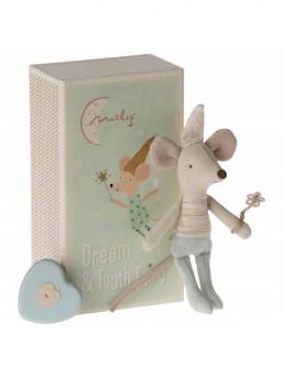 Maileg Hammaskeiju Rasiasetti – Pikkuvelihiiri & Metallinen Hammasrasia lapsen ensimmäiselle hampaalle