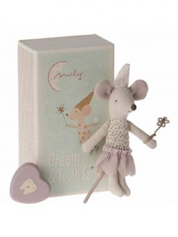 Maileg Hammaskeiju rasiassa – Pikkusiskohiiri & rasia lapsen ensimmäiselle hampaalle