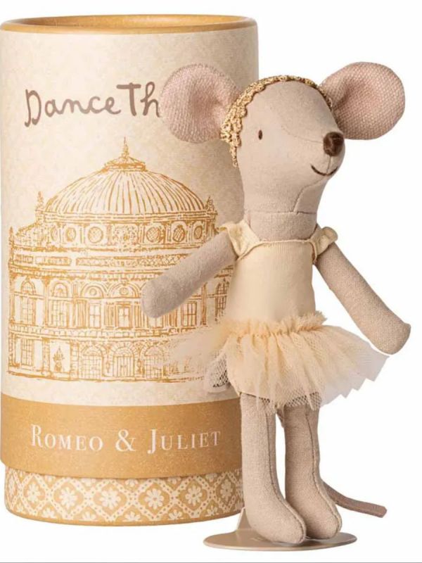 Maileg Isosisko Ballerinatanssija – Balettihiiri Romeo & Julia -pakkauksessa