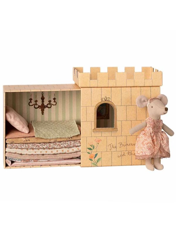 Maileg Prinsessahiiri ja Herne – Satumainen Lelusetti Lapsille