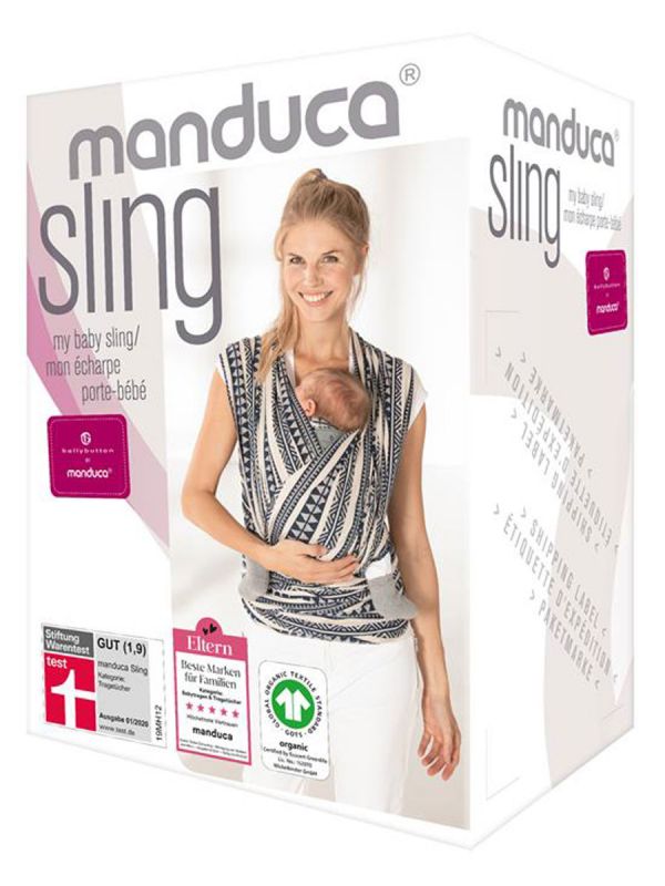 Manduca - kantoliina Sling - PepitaBlack