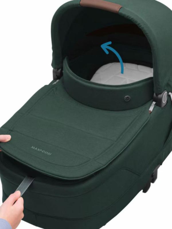 Maxi-Cosi Sense Vaunukoppa – Twillic Green | vaunukoppa vastasyntyneelle