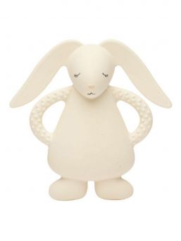Moonie luonnonkuminen purulelu, pupu cream