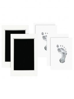 Mustelevy vauvan jalanjäljille, musta