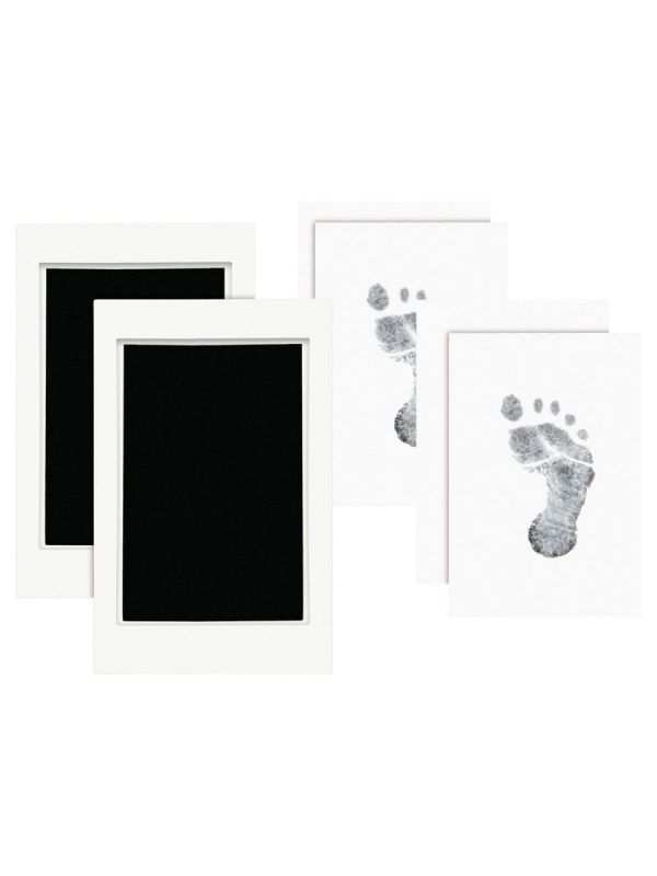 Mustelevy vauvan jalanjäljille, musta