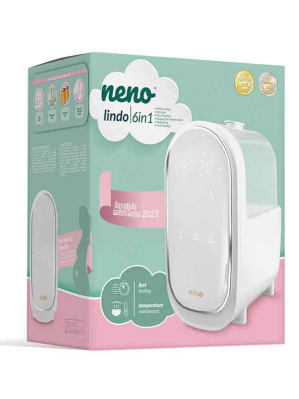 Neno Lindo Sterilizer – 6-in-1 sterilisaattori ja maidon lämmittäjä