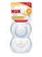 NUK - silikoninen tutti 0-6kk 2-pack, sininen