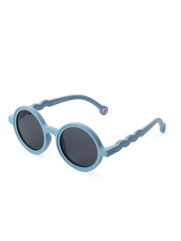 Olivio&Co Lasten Aurinkolasit Baby 0-18kk, Round Blue