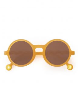 Olivio&Co Lasten Aurinkolasit Kids 3-5v, Round Citrus Yellow