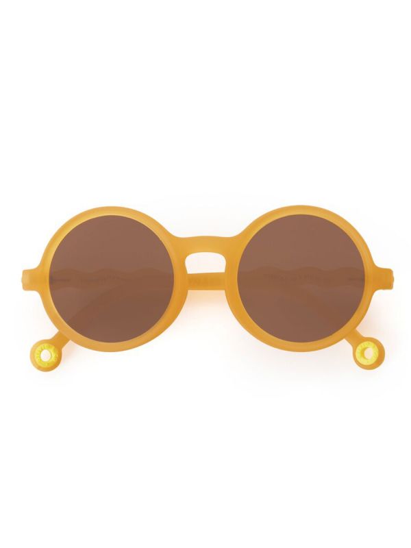 Olivio&Co Lasten Aurinkolasit Kids 3-5v, Round Citrus Yellow