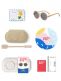 Olivio&Co Lasten Aurinkolasit Kids 3-5v, Round Sand Beige