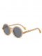 Olivio&Co Lasten Aurinkolasit Kids 3-5v, Round Sand Beige