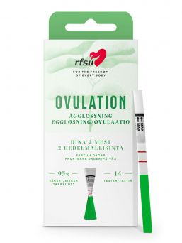 Ovulaatiotesti RFSU 14kpl– Tunnistaa 2 hedelmällisintä päivää