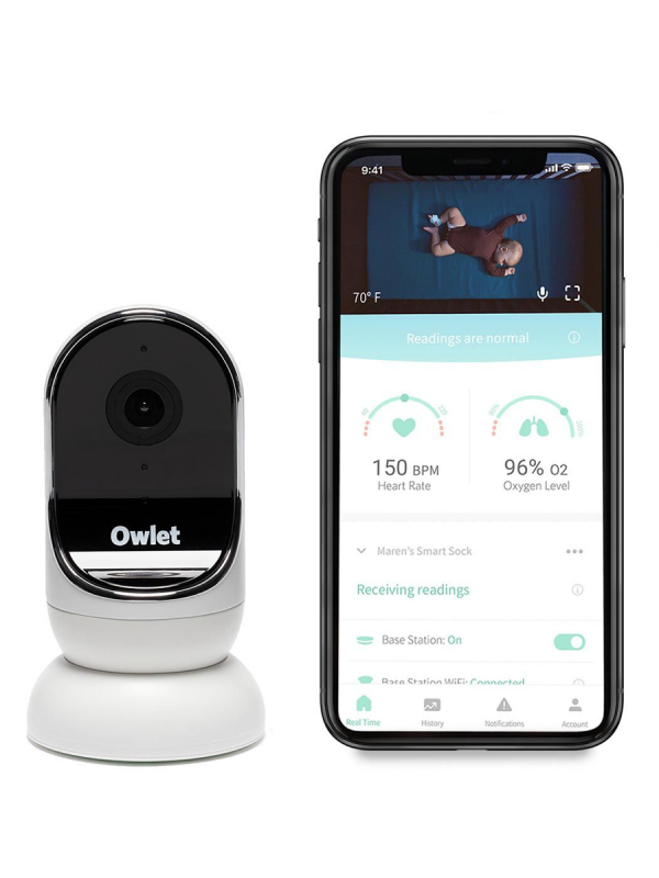 Owlet Duo -paketti, videoitkuhälytin ja älysukka/käytkythälytin