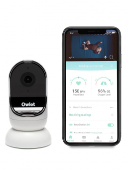 Owlet Cam Video baby monitor. Näe ja kuulle vauvasi milloin tahansa! Owlet cam on videoitkuhälytin joka lähettää HD-laatuista videokuvaa turvallisen langattoman verkon välityksellä helposti ja vaivattomasti.