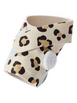Owlet Smart Sock 3 vauvan älysukka / kätkythälytin, Leopard + Mint