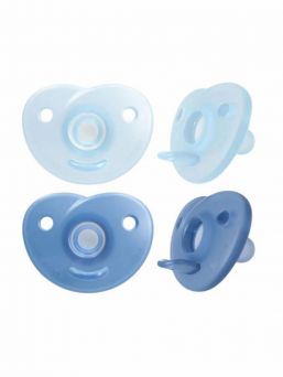 Philips Avent - tutti Curved Soothie 0–6kk, Blue
