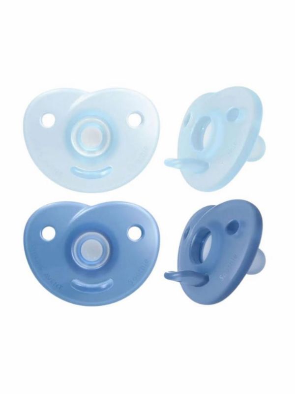 Philips Avent - tutti Curved Soothie 0–6kk, Blue