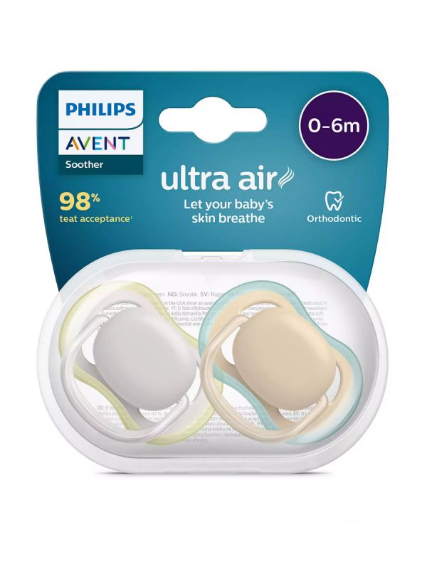 Philips Avent - Ultra Air tutti 0-6kk, harmaa/beige