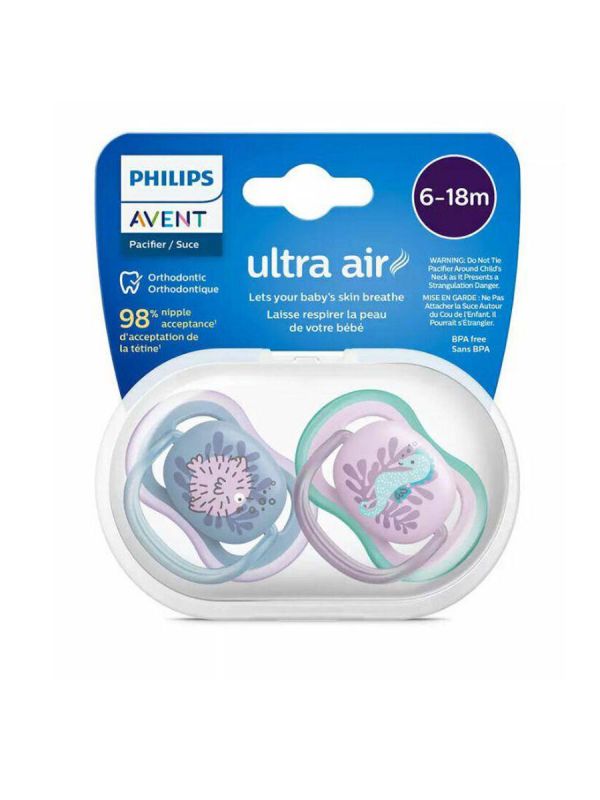 Philips Avent - Ultra Air tutti 6-18kk, lila/sininen