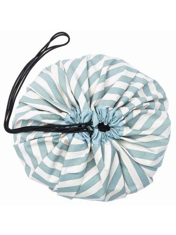 Play & Go leikkimatto/ lelupussi, Stripes Green