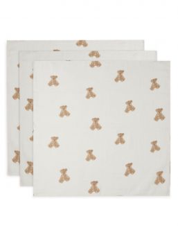 Puuvilla harsosetti 3-pack - Teddy Bear