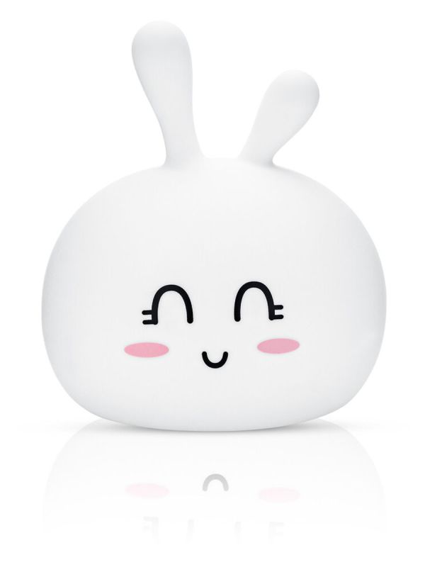 Rabbit & Friends Sweet Bunny Lamp –Silikoninen yövalo 7 värillä