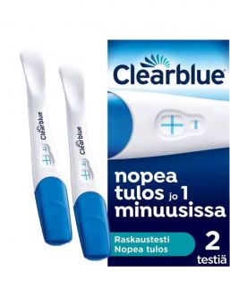 Raskaustesti Clearblue plus 2-pack, Nopea ja Tarkka +/– Tulos 3 Minuutissa