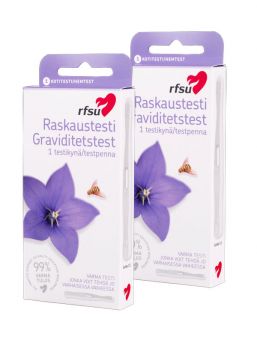 Raskaustesti RFSU puikko 2kpl