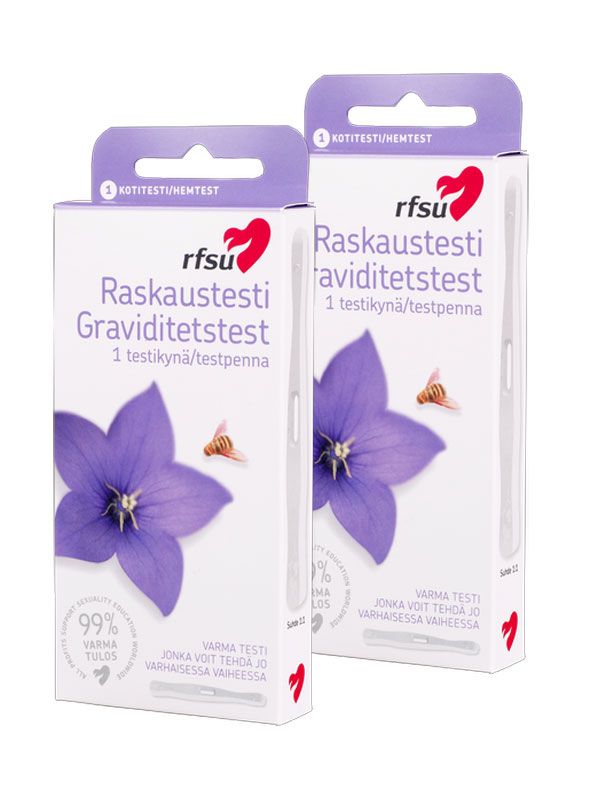 Raskaustesti RFSU puikko 2kpl