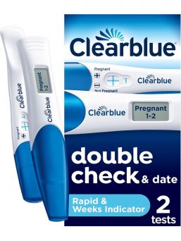 Raskaustestit Clearblue Double-Check and Date
