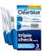Raskaustestit Clearblue Triple-Check & Date