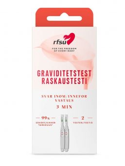 RFSU Helppo & Nopea -raskaustestipuikko 2 kpl