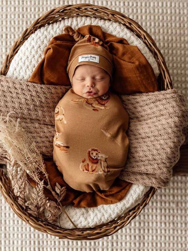 Snuggle Hunny Swaddelini kapalo ja myssy - Roar