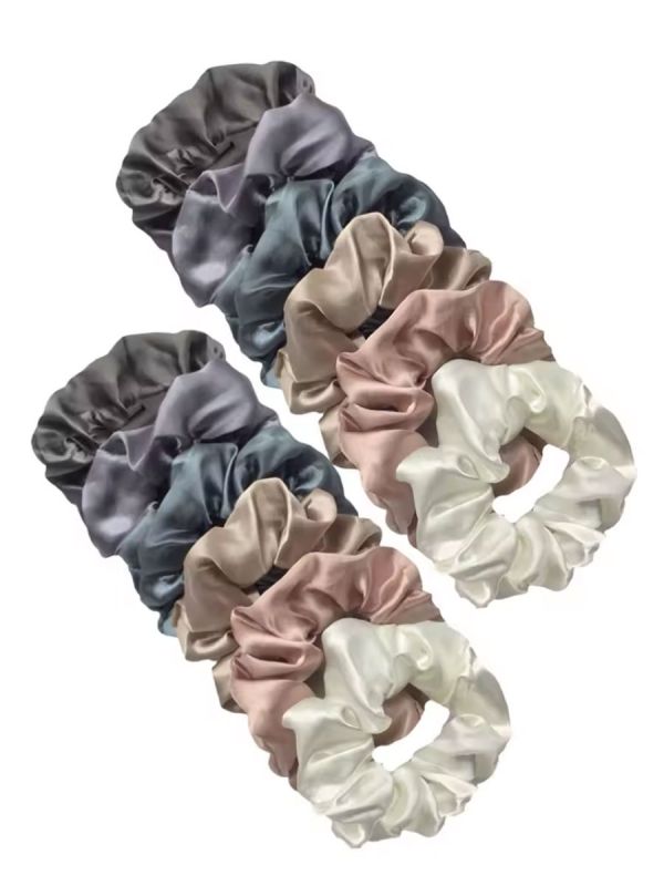 Scrunchie satiinihiusdonitsi