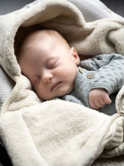 Baby´s Only - Sierra lämpöpussi vauvan turvakaukaloon 0+ – Woolwhite