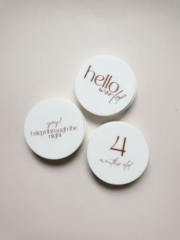 Silikoniset kuukausikortit vauvalle – ensimmäisen vuoden muistoihin