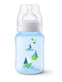 AVENT Classic tuttipullo 260ml, sininen