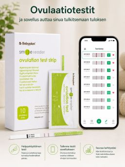Smile Reader Ovulaatiotesti 10 kpl + Sovellus