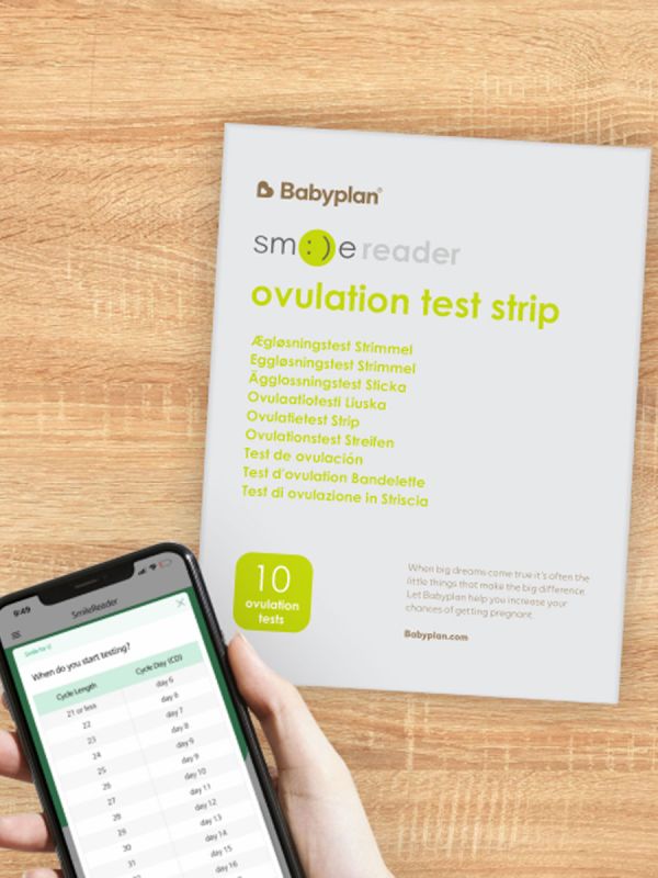 SmileReader Ovulaatiotesti 10 kpl + Sovellus | Digitaalinen Ovulaatiotesti Hedelmällisyyden Seurantaan