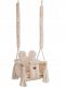 Swing Teddy Bear – lasten suloinen sisäkeinu, Teddy Beige