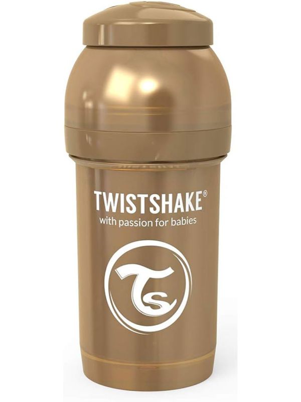 TwistShake - tuttipullo 180ml, pearl copper