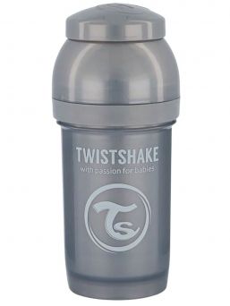 TwistShake - tuttipullo 180ml, pearl grey