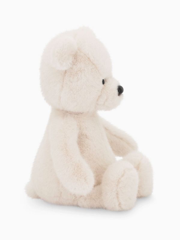Valkoinen pehmo nallekarhu 25cm
