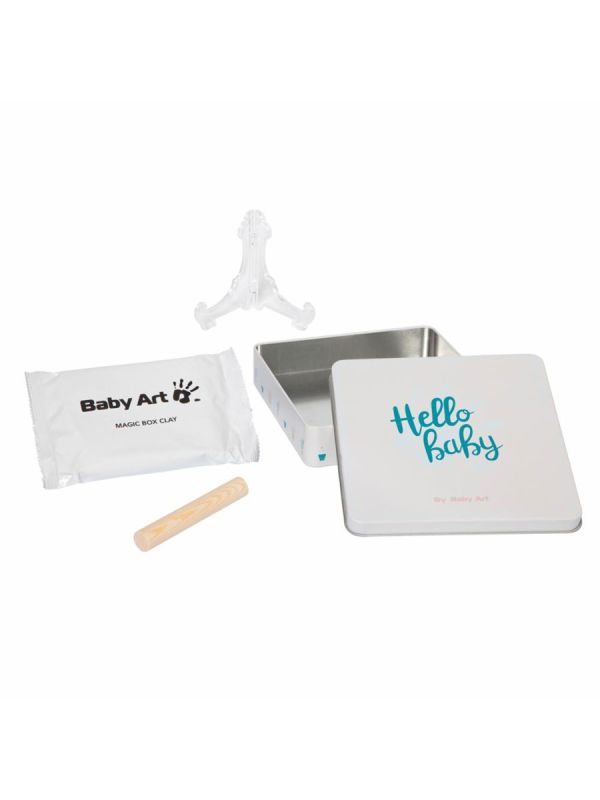 Tallenna vauvan pienet käden- ja jalanjäljet kauniiseen Baby Art Magic Box -muistolaatikkoon. Helppo ja turvallinen 3D-painatus ilman uunia. Täydellinen lahja vauvalle, isovanhemmille ja lapsiperheille.
