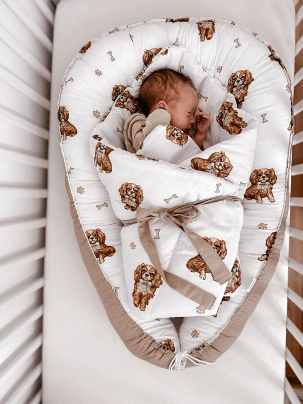 Vauvan kapalo & leikkimatto, Cavalier Dog